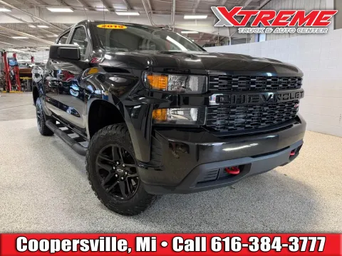 Black 2019 Chevrolet Silverado 1500 Custom Trail Boss for sale in Coopersville, MI