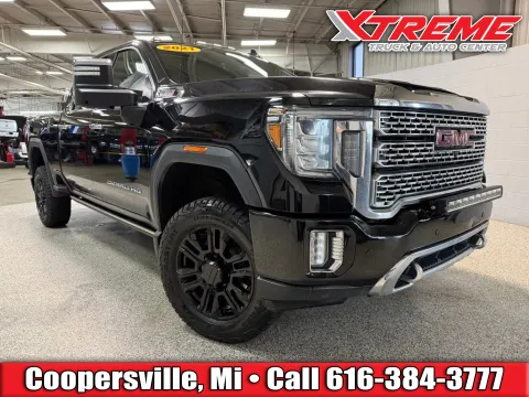 Black 2021 GMC Sierra 2500 HD Denali for sale in Coopersville, MI