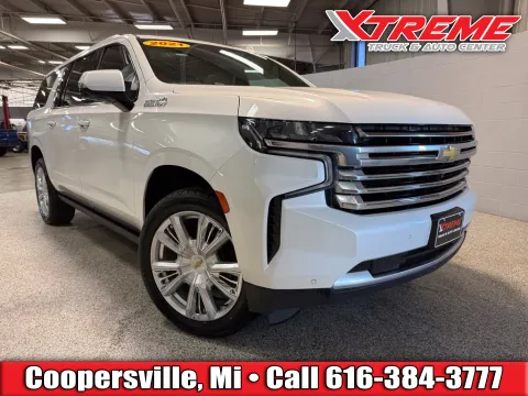 White 2021 Chevrolet Suburban High Country for sale in Coopersville, MI