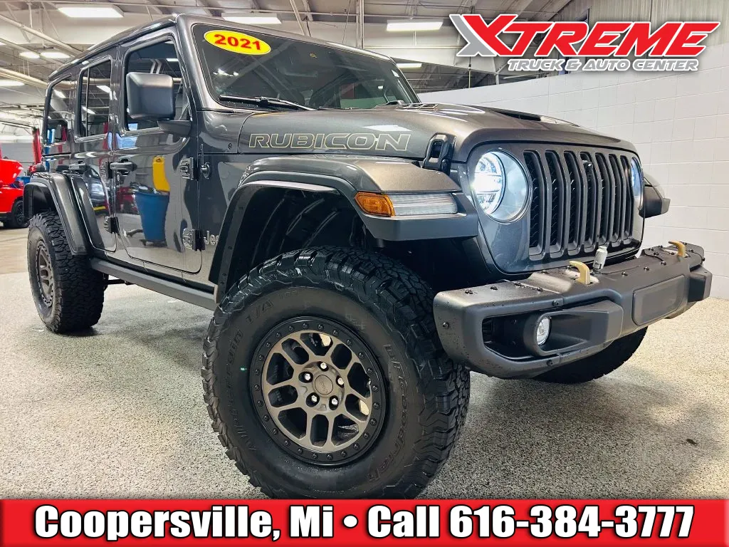 Gray 2021 Jeep Wrangler Unlimited Rubicon 392 for sale in Coopersville, MI