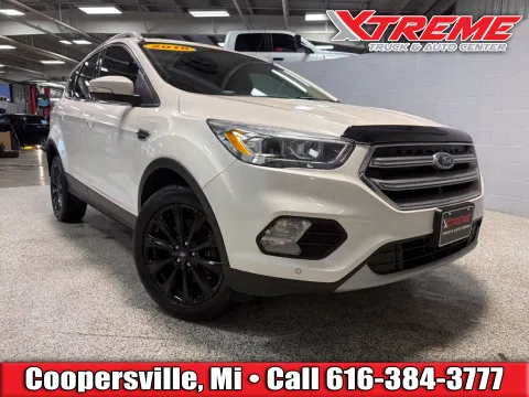 White 2018 Ford Escape Titanium for sale in Coopersville, MI