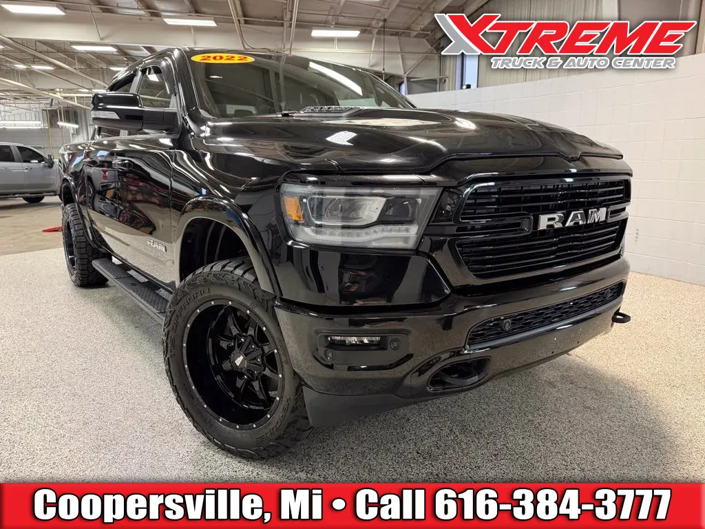 Black 2022 Ram 1500 Laramie for sale in Coopersville, MI