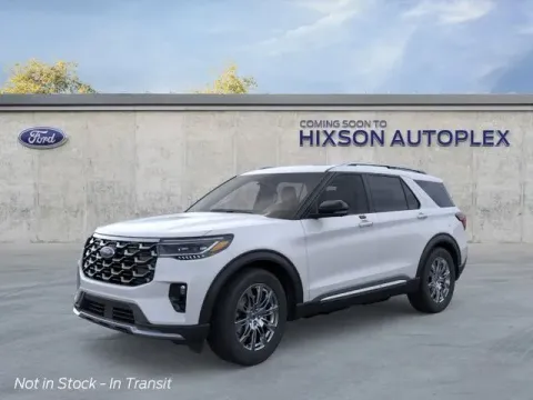White 2026 Ford Explorer Platinum for sale in Alexandria, LA