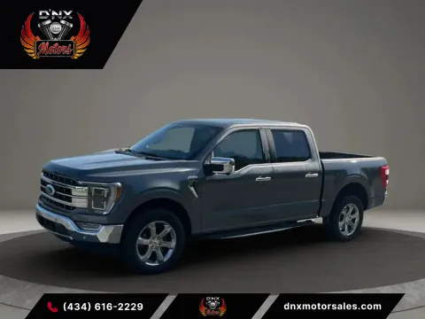 Gray 2021 Ford F-150 SuperCrew Cab Lariat Pickup 4D 5 1/2 ft for sale in Altavista, VA