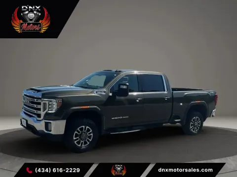 Green 2022 GMC Sierra 3500 HD Crew Cab SLE Pickup 4D 6 1/2 ft for sale in Altavista, VA