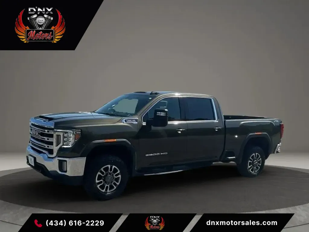 Green 2022 GMC Sierra 3500 HD Crew Cab SLE Pickup 4D 6 1/2 ft for sale in Altavista, VA