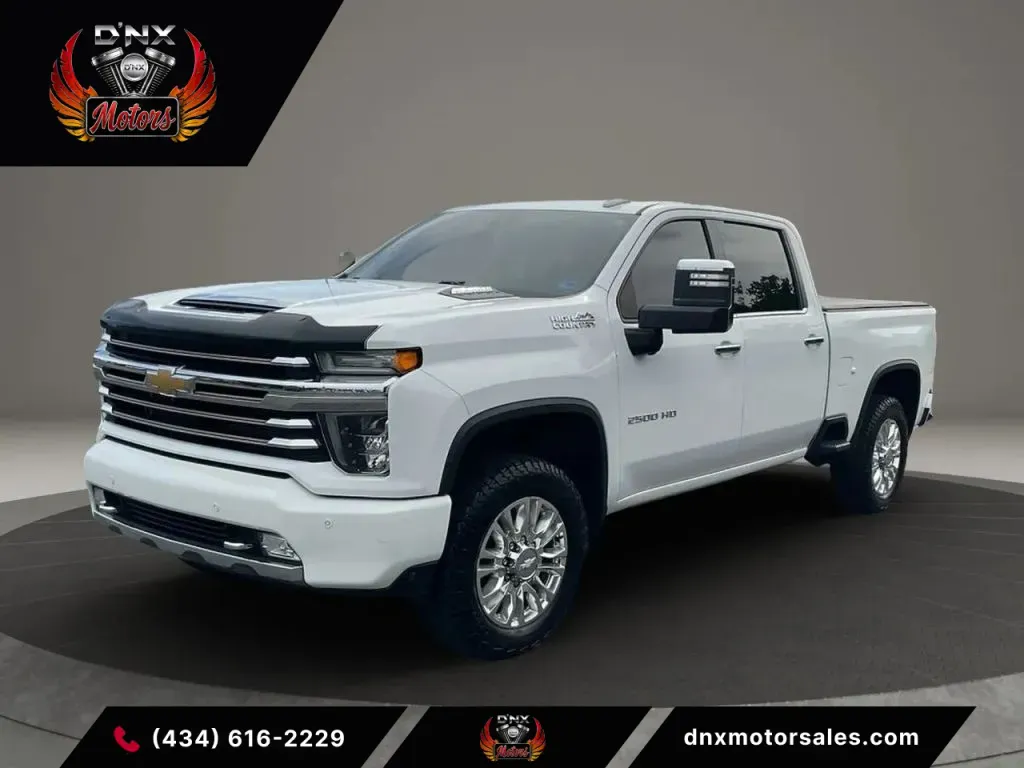 White 2020 Chevrolet Silverado 2500 HD Crew Cab High Country Pickup 4D 6 1/2 ft for sale in Altavista, VA