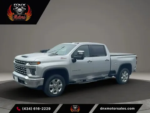 Silver 2022 Chevrolet Silverado 2500 HD Crew Cab LTZ Pickup 4D 6 1/2 ft for sale in Altavista, VA