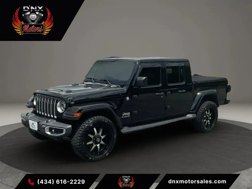 Black 2020 Jeep Gladiator Overland Pickup 4D 5 ft for sale in Altavista, VA