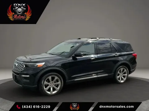 Black 2020 Ford Explorer Platinum Sport Utility 4D for sale in Forest, VA