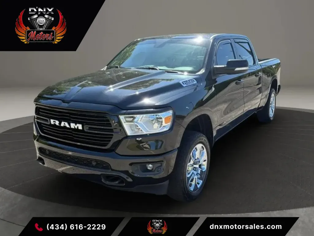 Black 2019 Ram 1500 Crew Cab Big Horn Pickup 4D 6 1/3 ft for sale in Altavista, VA