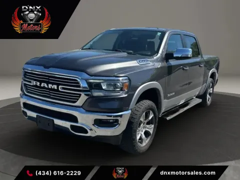 Gray 2020 Ram 1500 Crew Cab Laramie Pickup 4D 5 1/2 ft for sale in Altavista, VA