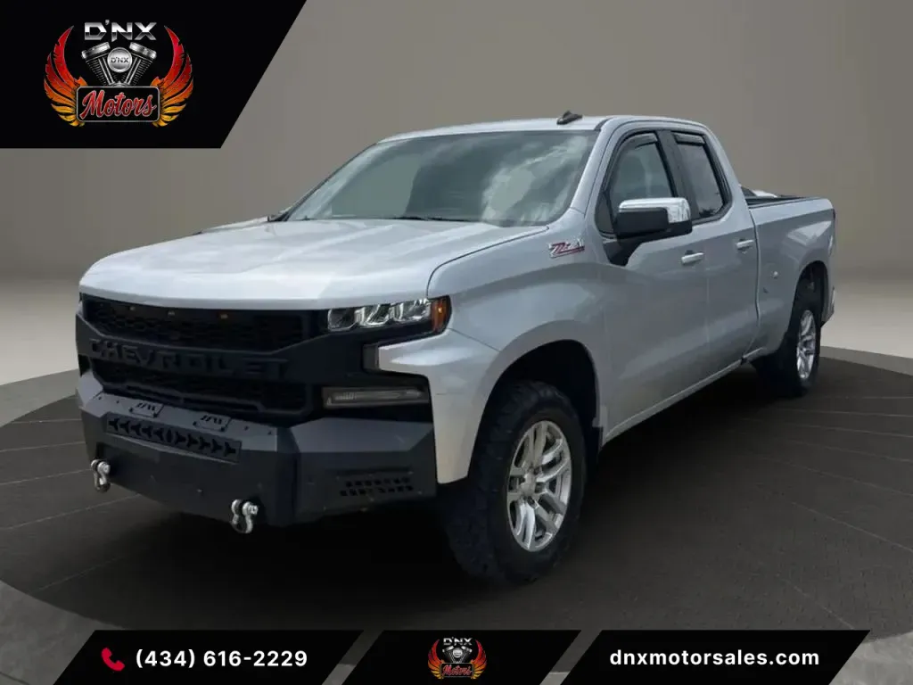 Silver 2020 Chevrolet Silverado 1500 Double Cab LT Pickup 4D 6 1/2 ft for sale in Altavista, VA