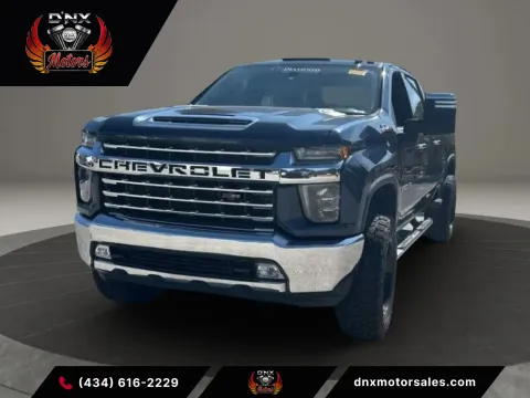 Blue 2020 Chevrolet Silverado 2500 HD Crew Cab LTZ Pickup 4D 6 1/2 ft for sale in Altavista, VA