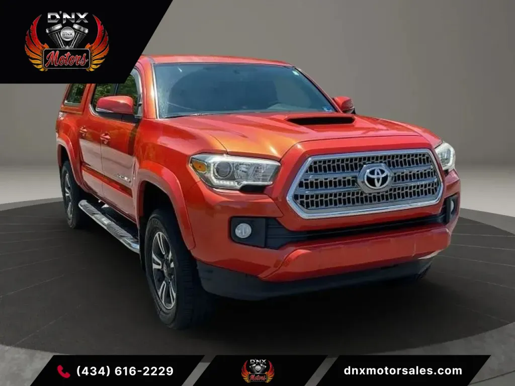 Orange 2016 Toyota Tacoma Double Cab TRD Sport Pickup 4D 5 ft for sale in Altavista, VA