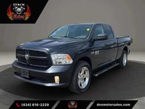 Gray 2017 Ram 1500 Quad Cab Express Pickup 4D 6 1/3 ft for sale in Altavista, VA