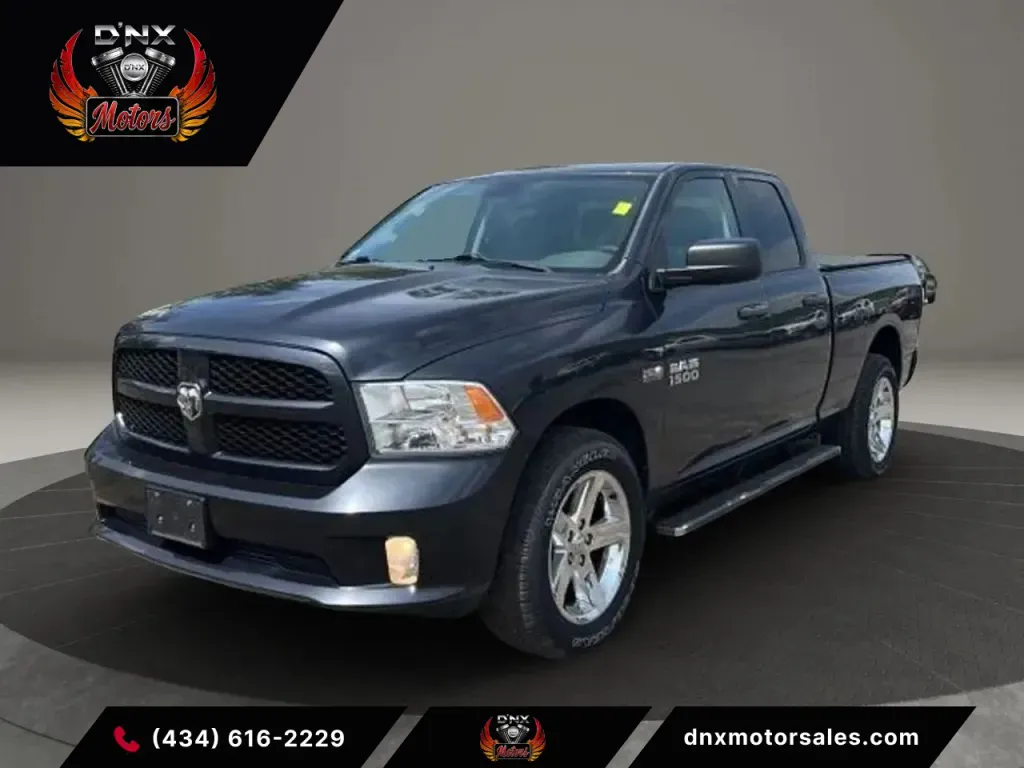 Gray 2017 Ram 1500 Quad Cab Express Pickup 4D 6 1/3 ft for sale in Altavista, VA