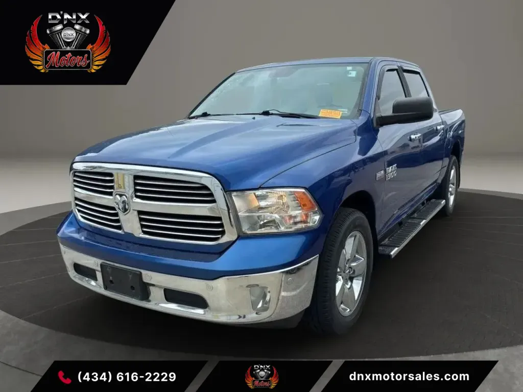 Blue 2015 Ram 1500 Crew Cab Big Horn Pickup 4D 5 1/2 ft for sale in Altavista, VA