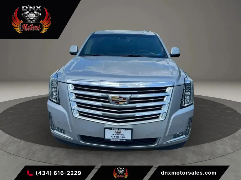Silver 2017 Cadillac Escalade ESV Platinum Sport Utility 4D for sale in Altavista, VA