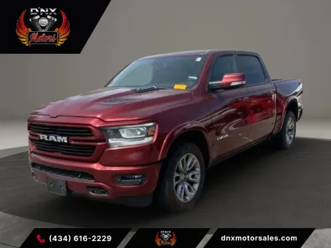 Red 2019 Ram 1500 Crew Cab Laramie Pickup 4D 5 1/2 ft for sale in Altavista, VA
