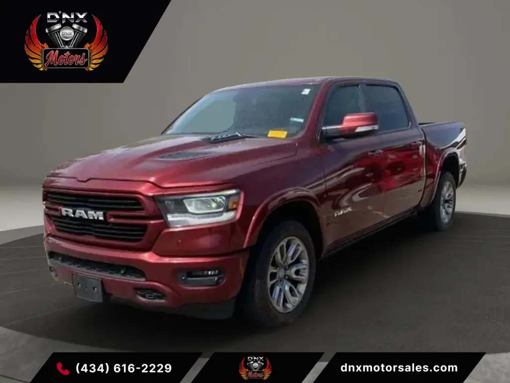 Red 2019 Ram 1500 Crew Cab Laramie Pickup 4D 5 1/2 ft for sale in Altavista, VA