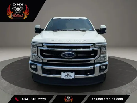White 2022 Ford F250 Super Duty Crew Cab Lariat Pickup 4D 6 3/4 ft for sale in Altavista, VA