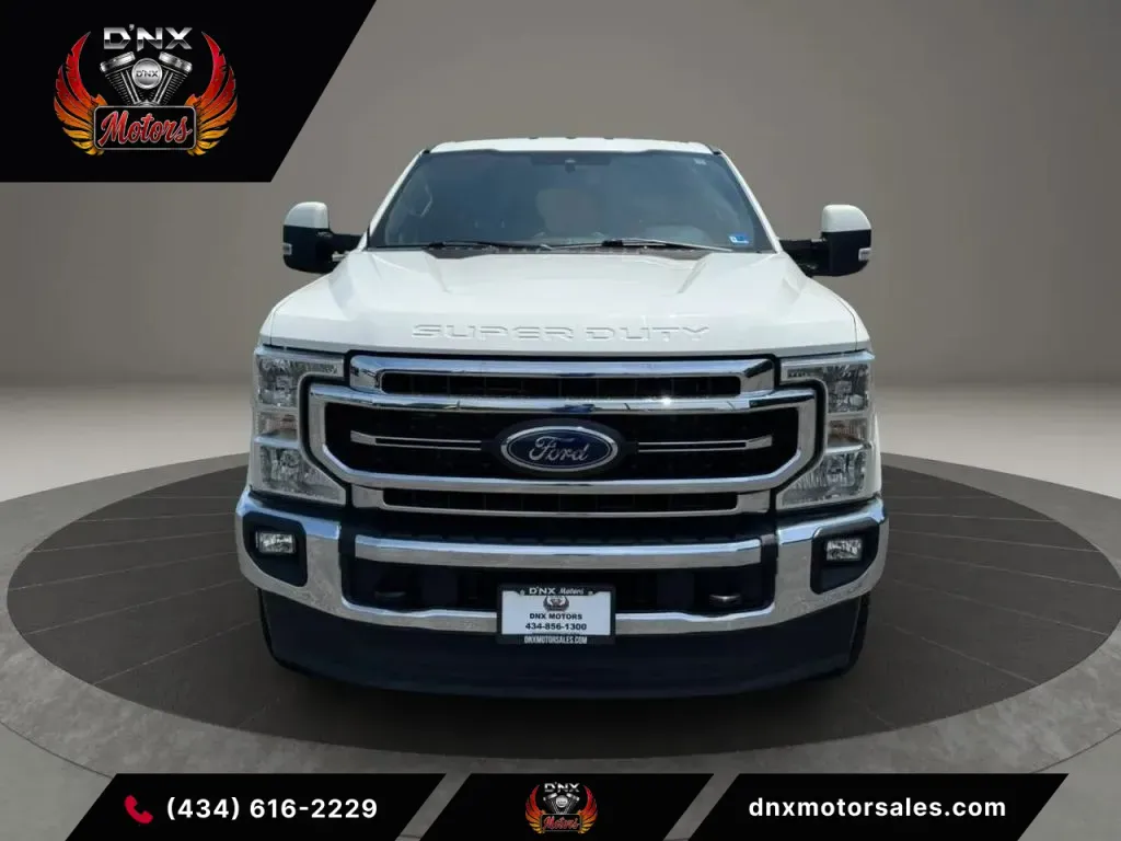 White 2022 Ford F250 Super Duty Crew Cab Lariat Pickup 4D 6 3/4 ft for sale in Altavista, VA