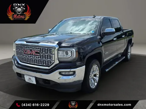 Black 2017 GMC Sierra 1500 Crew Cab SLT Pickup 4D 5 3/4 ft for sale in Altavista, VA