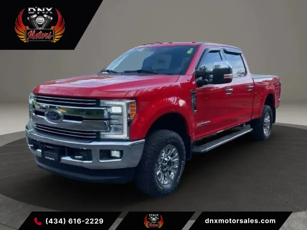 Red 2017 Ford F250 Super Duty Crew Cab Lariat Pickup 4D 6 3/4 ft for sale in Altavista, VA