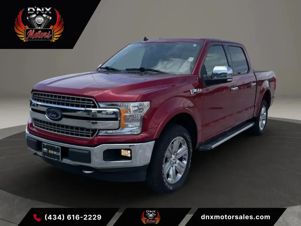 Red 2019 Ford F-150 SuperCrew Cab Lariat Pickup 4D 5 1/2 ft for sale in Altavista, VA