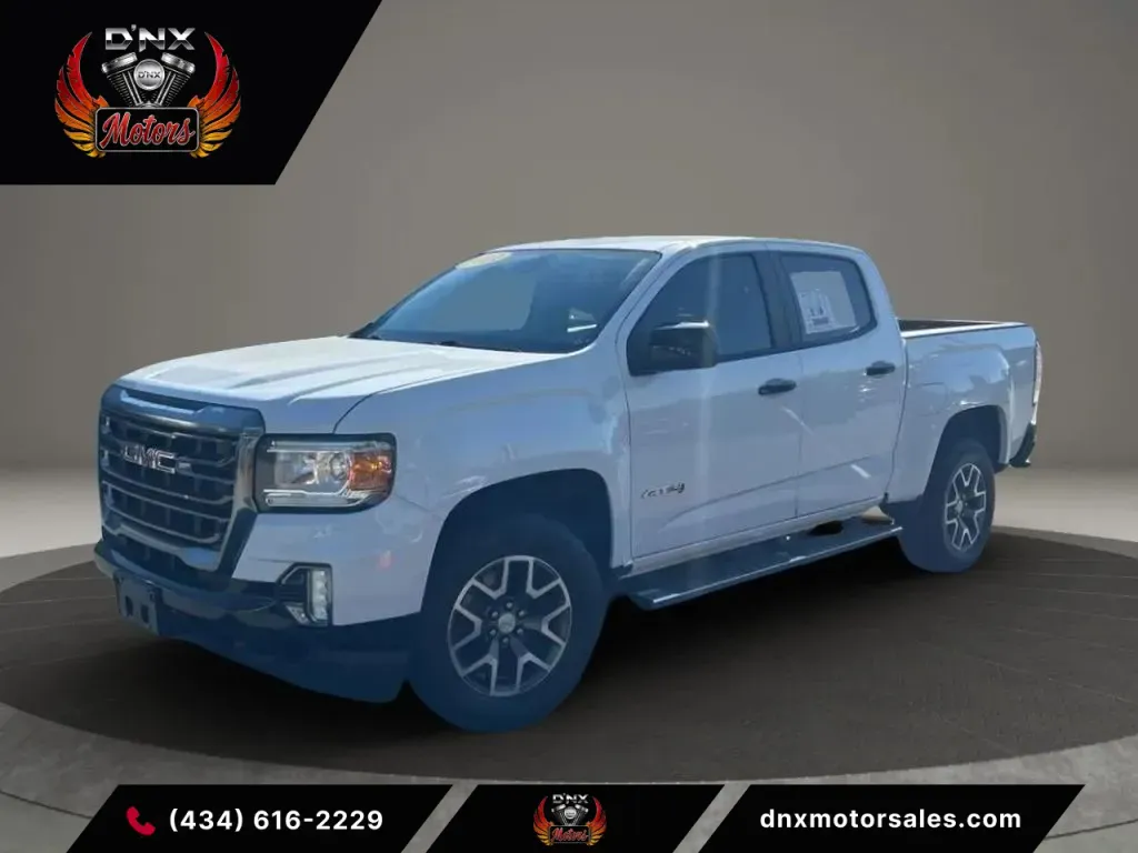 White 2021 GMC Canyon Crew Cab AT4 Pickup 4D 5 ft for sale in Altavista, VA