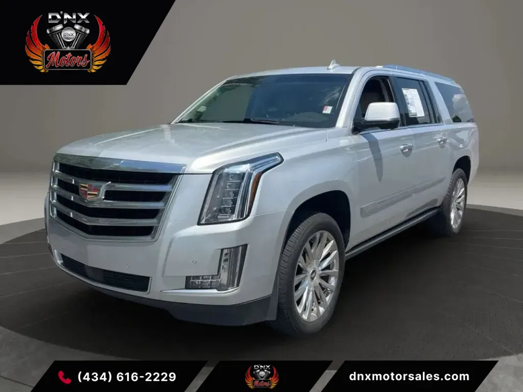 Gray 2016 Cadillac Escalade ESV Premium Sport Utility 4D for sale in Altavista, VA