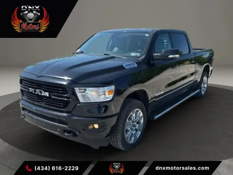 Black 2020 Ram 1500 Crew Cab Big Horn Pickup 4D 6 1/3 ft for sale in Altavista, VA