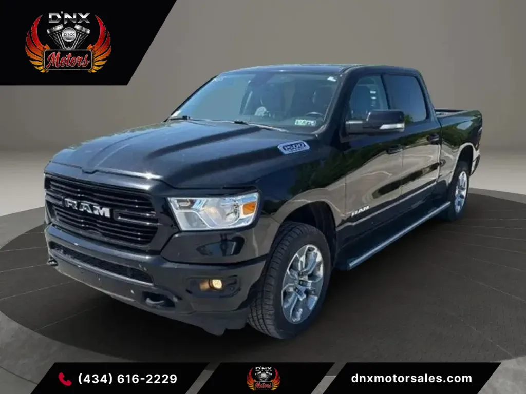 Black 2020 Ram 1500 Crew Cab Big Horn Pickup 4D 6 1/3 ft for sale in Altavista, VA