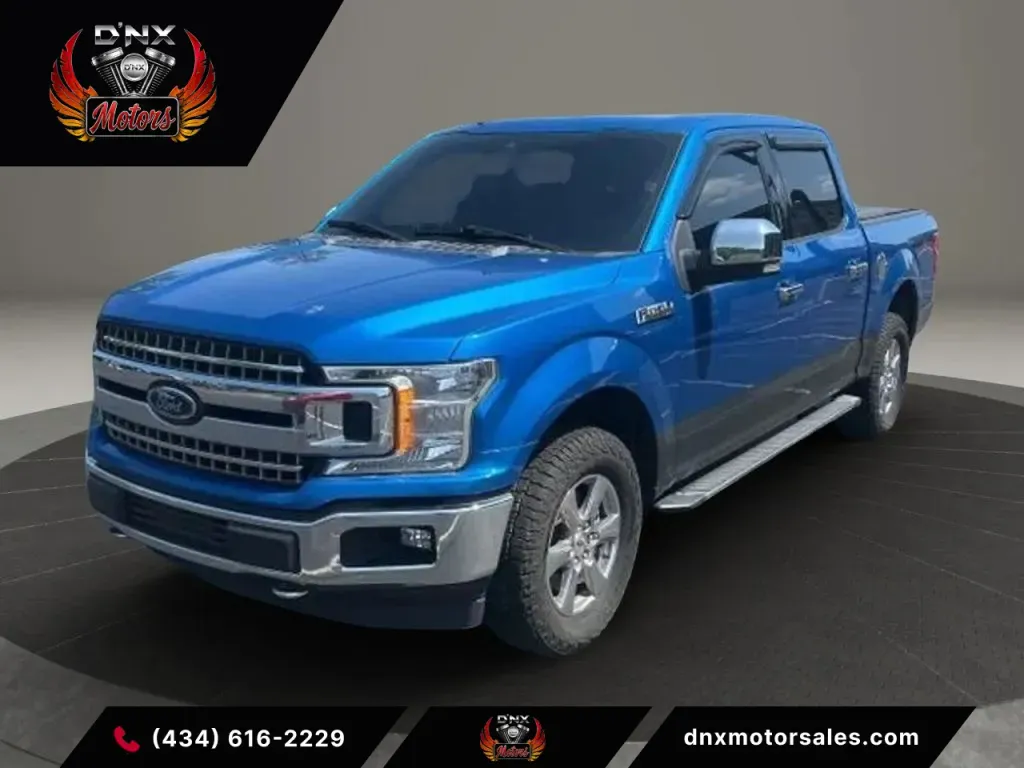 Blue 2019 Ford F-150 SuperCrew Cab XLT Pickup 4D 5 1/2 ft for sale in Altavista, VA