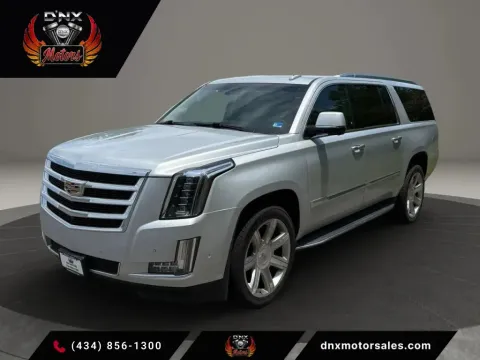 Silver 2020 Cadillac Escalade ESV Luxury Sport Utility 4D for sale in Altavista, VA