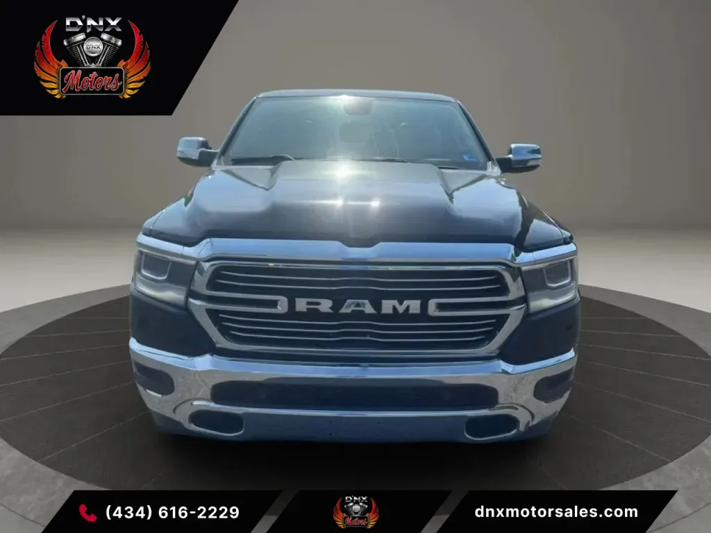 Blue 2019 Ram 1500 Crew Cab Laramie Pickup 4D 5 1/2 ft for sale in Altavista, VA
