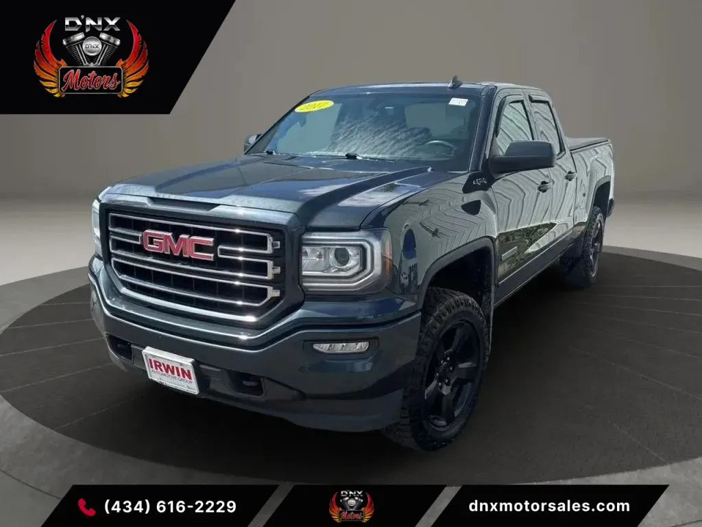 Gray 2017 GMC Sierra 1500 Double Cab Pickup 4D 6 1/2 ft for sale in Altavista, VA