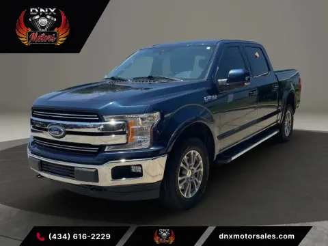 Blue 2020 Ford F-150 SuperCrew Cab Lariat Pickup 4D 5 1/2 ft for sale in Altavista, VA