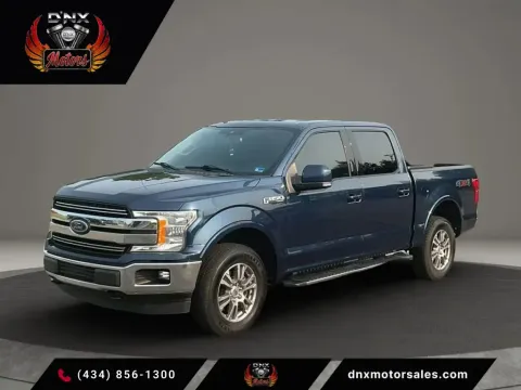 Blue 2020 Ford F-150 SuperCrew Cab Lariat Pickup 4D 5 1/2 ft for sale in Altavista, VA