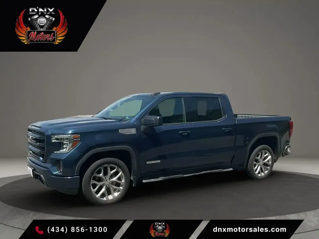 Blue 2020 GMC Sierra 1500 Crew Cab Elevation Pickup 4D 5 3/4 ft for sale in Altavista, VA
