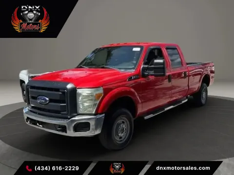 Red 2016 Ford F250 Super Duty Crew Cab XL Pickup 4D 8 ft for sale in Altavista, VA