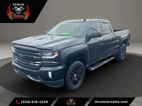 Gray 2017 Chevrolet Silverado 1500 Double Cab Z71 LTZ Pickup 4D 6 1/2 ft for sale in Altavista, VA