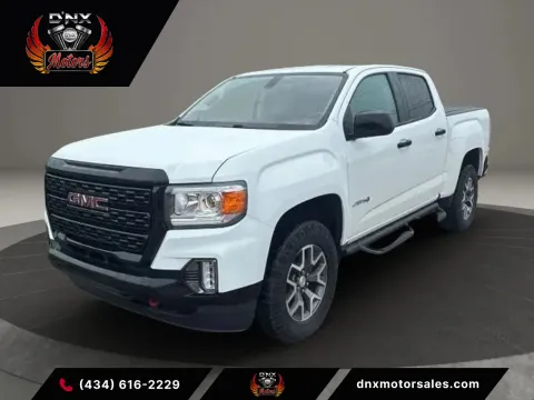 White 2022 GMC Canyon Crew Cab AT4 Pickup 4D 5 ft for sale in Altavista, VA