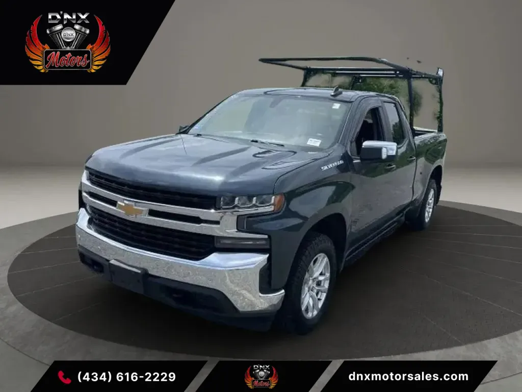 Blue 2019 Chevrolet Silverado 1500 Double Cab LT Pickup 4D 6 1/2 ft for sale in Altavista, VA