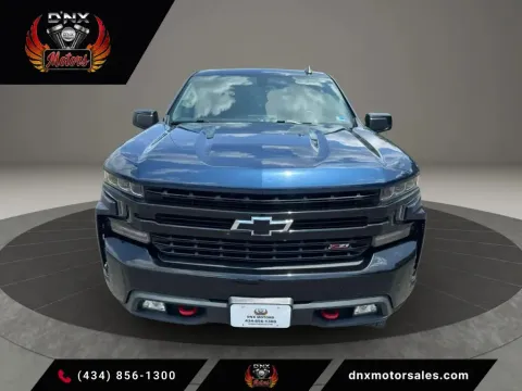 Blue 2020 Chevrolet Silverado 1500 Crew Cab LT Trail Boss Pickup 4D 5 3/4 ft for sale in Altavista, VA