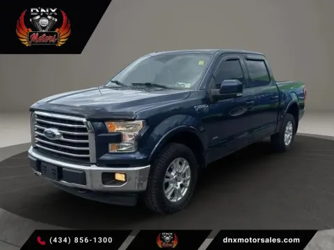Blue 2017 Ford F-150 SuperCrew Cab Lariat Pickup 4D 5 1/2 ft for sale in Altavista, VA