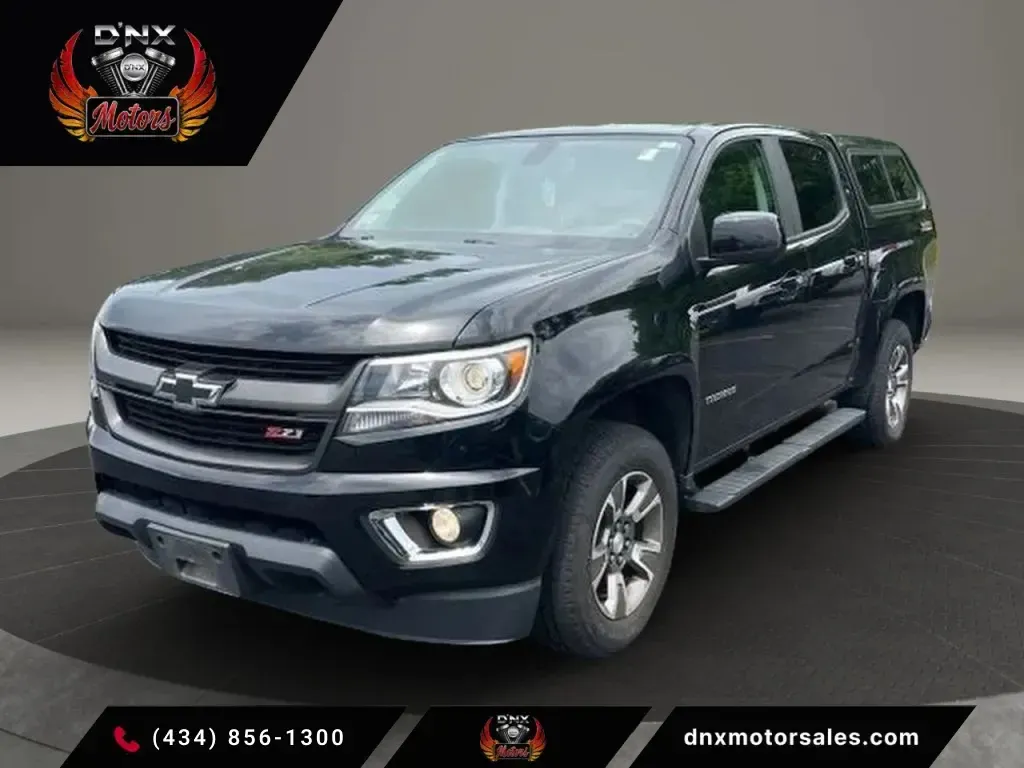 Black 2018 Chevrolet Colorado Crew Cab Z71 Pickup 4D 5 ft for sale in Altavista, VA