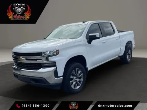 White 2020 Chevrolet Silverado 1500 Crew Cab LT Pickup 4D 5 3/4 ft for sale in Altavista, VA