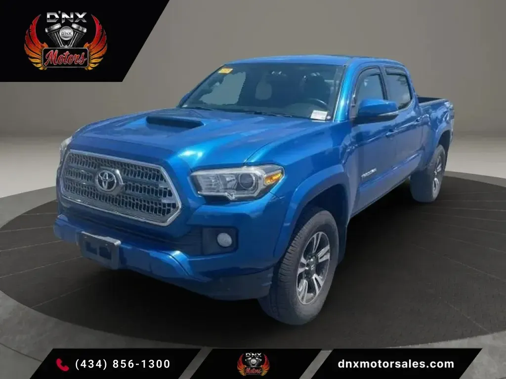 Blue 2016 Toyota Tacoma Double Cab TRD Sport Pickup 4D 6 ft for sale in Altavista, VA